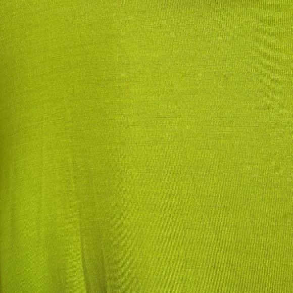 Joy Joy fitted turtleneck in lime green. - Picture 7 of 9